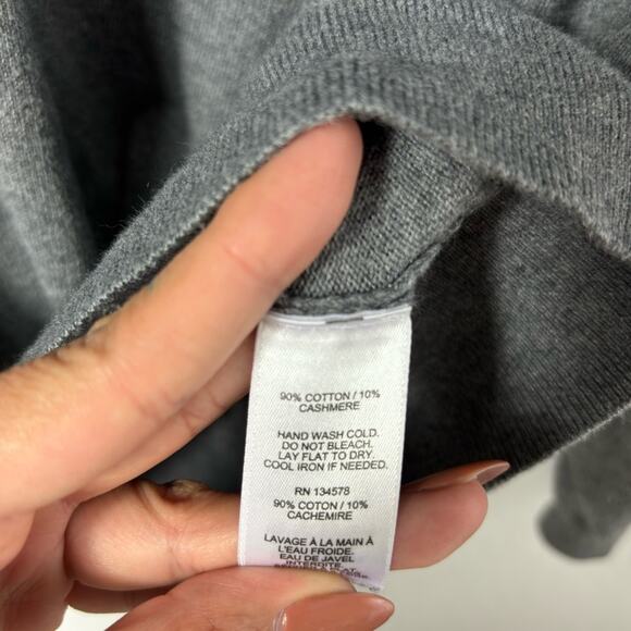 VINEYARD VINES GREY COTTON CASHMERE HOUSTON ASTROS LONG SLEEVE NO SIZE SWEATER - Picture 5 of 6